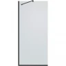 Душевая перегородка Timo TP-890/03C-8 890x1950 T07 в узком профиле Черный стекло прозрачное
