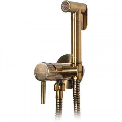Гигиенический душ со смесителем Grocenberg GB001BR Бронза