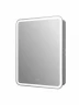 Зеркальный шкаф Art&Max Platino 55 L AM-Pla-550-800-1D-L-DS-F с подсветкой цвет Белый