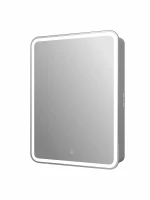 Зеркальный шкаф Art&Max Platino 55 L AM-Pla-550-800-1D-L-DS-F с подсветкой цвет Белый