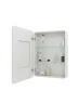 Зеркальный шкаф Art&Max Platino 55 L AM-Pla-550-800-1D-L-DS-F с подсветкой цвет Белый