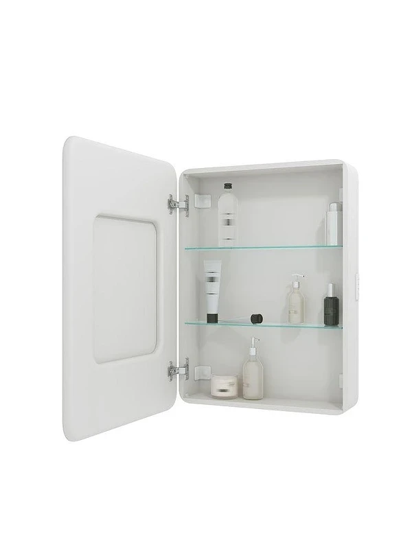Зеркальный шкаф Art&Max Platino 55 L AM-Pla-550-800-1D-L-DS-F с подсветкой цвет Белый