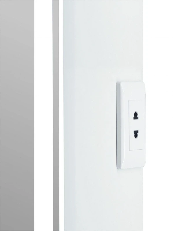 Зеркальный шкаф Art&Max Platino 55 L AM-Pla-550-800-1D-L-DS-F с подсветкой цвет Белый