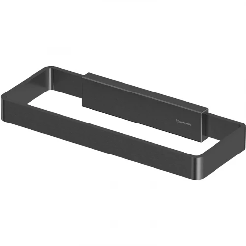 Полотенцедержатель Whitecross Cubo gunmetal CU2458GM Оружейная сталь