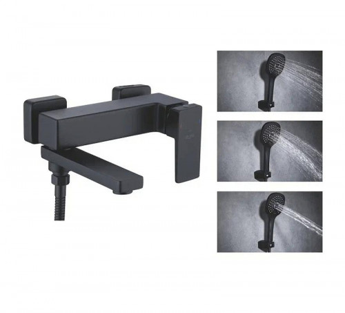 Смеситель для ванны Rose R2802H цвет Черный