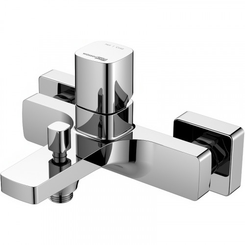 Смеситель для ванны WasserKRAFT Naab 8601 Хром латунь на стену