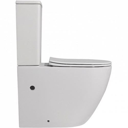 Унитаз компакт Abber Bequem AC1110 с бачком и сиденьем Микролифт фаянс напольный