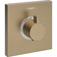 Смеситель для душа Hansgrohe ShowerSelect HighFlow 15760140 с термостатом Шлифованная бронза латунь встраиваемый