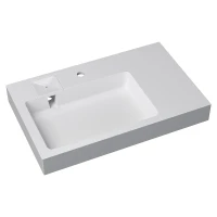 Раковина Stella Polar Солярис 80 L SP-00001892 на стиральную машину цвет Белый