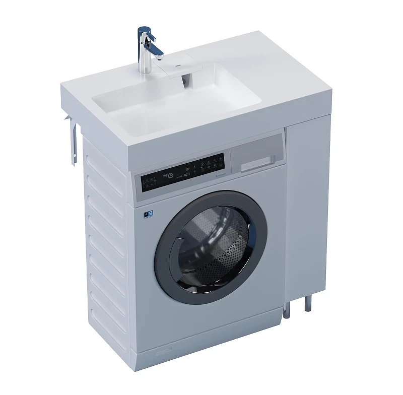 Раковина Stella Polar Солярис 80 L SP-00001892 на стиральную машину цвет Белый