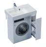 Раковина Stella Polar Солярис 80 L SP-00001892 на стиральную машину цвет Белый