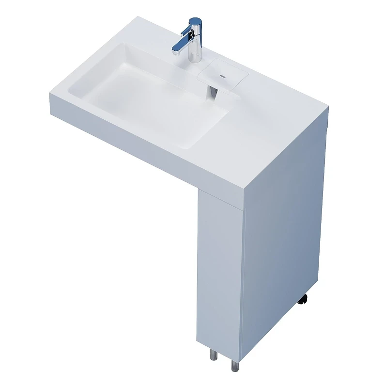 Раковина Stella Polar Солярис 80 L SP-00001892 на стиральную машину цвет Белый