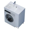Раковина Stella Polar Солярис 80 L SP-00001892 на стиральную машину цвет Белый