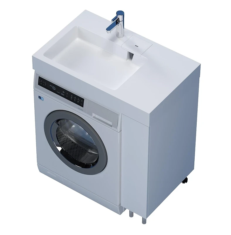 Раковина Stella Polar Солярис 80 L SP-00001892 на стиральную машину цвет Белый