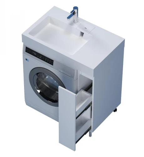 Раковина Stella Polar Солярис 80 L SP-00001892 на стиральную машину цвет Белый