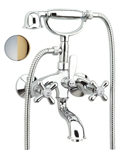 Смеситель для ванны Fiore Margot 26CO0610 цвет Хром Золото