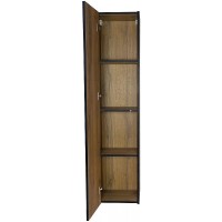 Шкаф пенал Bellezza Бруно 35 L 4622204182496 подвесной Табакко МДФ / ЛДСП