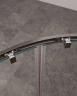 Душевой уголок Cezares Molveno 130x120 MOLVENO-RH-22-130/120-C-GM-IV профиль Оружейная сталь стекло прозрачное