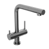 Смеситель для кухни Abelsberg Pura OTF70709GM цвет Космическая сталь