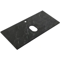 Столешница под раковину BelBagno 100 KEP-100-MNO Marmo Nero Opaco искусственный камень (литьевой мрамор)