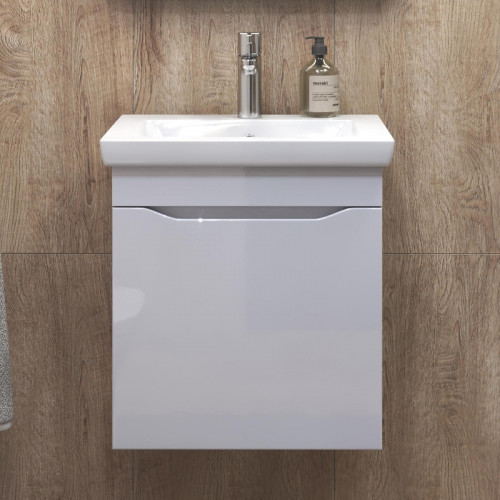 Тумба под раковину Vigo Grani 50 028 подвесная цвет Белый