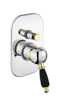 Смеситель для душа Fiore Imperial Black 89CO5134 цвет Хром Золото