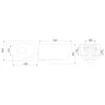Унитаз Berges Ego XL Rimless 082124 подвесной с сиденьем Микролифт фарфор подвесной