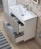 Тумба под раковину Vigo Geometry 80 tn.bsf.GEO.9696.80.2Y цвет Бетон Белый