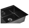 Кухонная мойка Wisent 78 WS37851B-R/WGER019B/W325014 цвет Графит