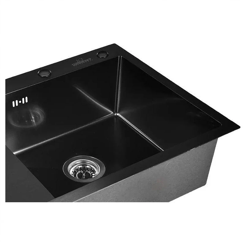 Кухонная мойка Wisent 78 WS37851B-R/WGER019B/W325014 цвет Графит