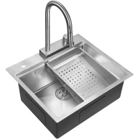 Кухонная мойка Milacio Denia 57 MC.77400 Нержавеющая сталь нержавеющая сталь встраиваемый