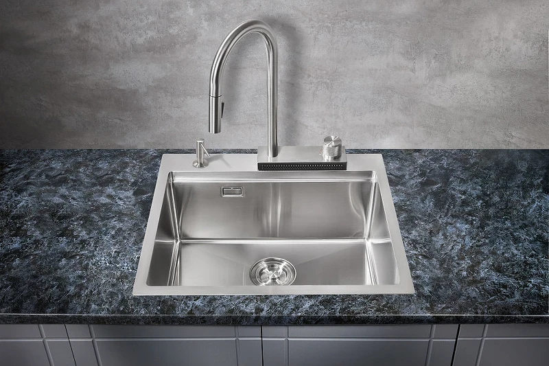 Кухонная мойка Milacio Denia 57 MC.77400 Нержавеющая сталь нержавеющая сталь встраиваемый