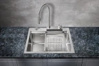 Кухонная мойка Milacio Denia 57 MC.77400 Нержавеющая сталь нержавеющая сталь встраиваемый