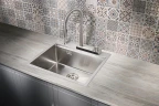 Кухонная мойка Milacio Denia 57 MC.77400 Нержавеющая сталь нержавеющая сталь встраиваемый
