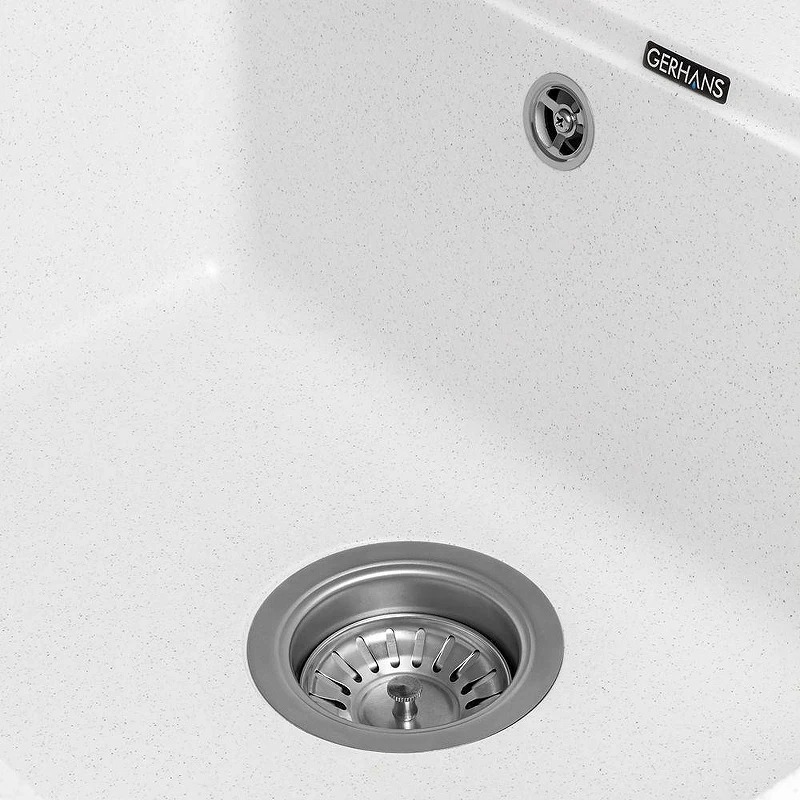 Кухонная мойка Gerhans 59 A12-18/311-11-24 цвет Белый