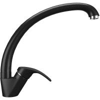 Смеситель для кухни Ulgran Classic U-007-344 Ультра-черный латунь