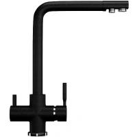 Смеситель для кухни Ulgran Classic U-016-308 Черный латунь