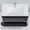 Тумба под раковину AM.PM Inspire V2.0 100 M50AFHX1003GM подвесная Графит матовая МДФ / ЛДСП