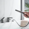 Смеситель на борт ванны Shevanik S99T S9912T цвет Оружейная сталь