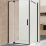 Душевой уголок Vincea Extra 110х90 VSR-1E101190CLB профиль Черный стекло прозрачное