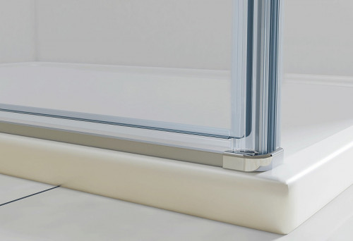 Душевой уголок Vincea Extra 110х90 VSR-1E101190CLB профиль Черный стекло прозрачное