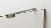 Душевой уголок Vincea Extra 110х90 VSR-1E101190CLB профиль Черный стекло прозрачное