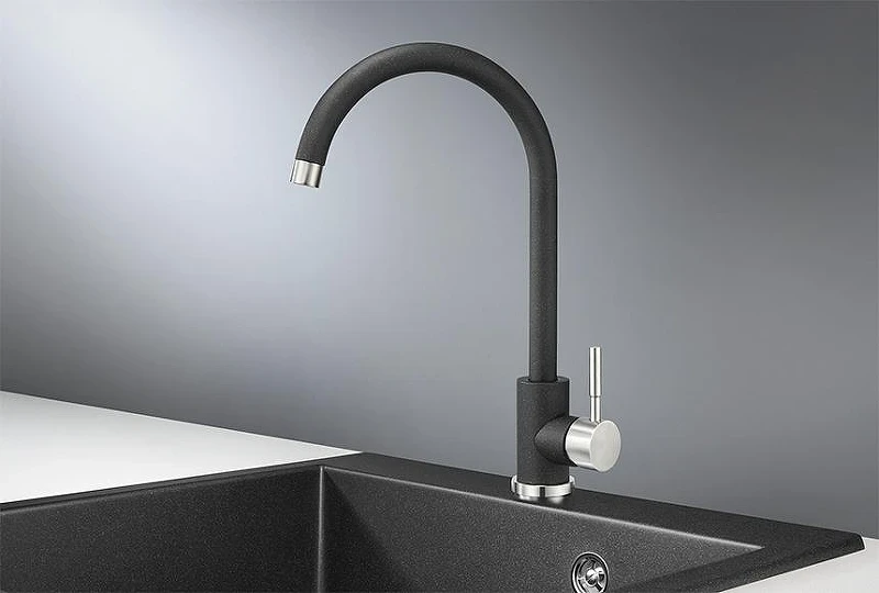 Смеситель для кухни Granula Standart ST-4031 цвет Черный