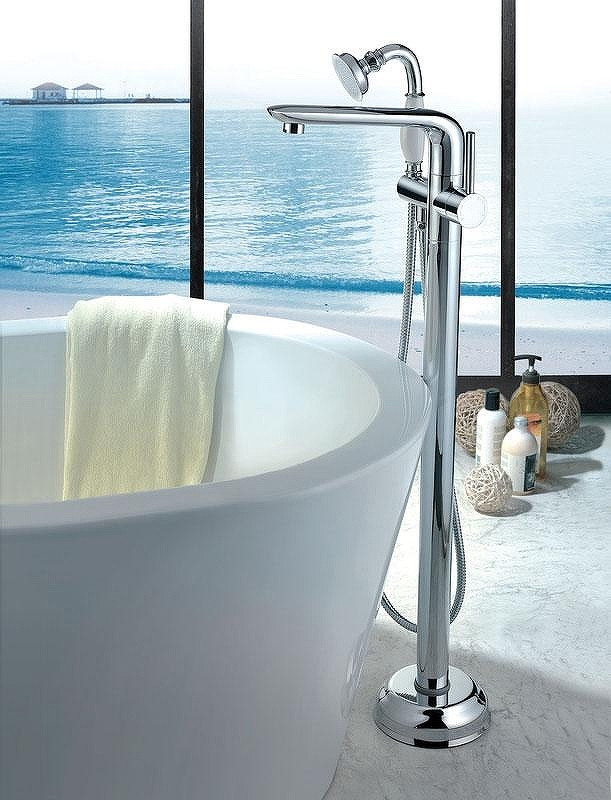 Смеситель для ванны Aquanet JA-5001 188172 Хром