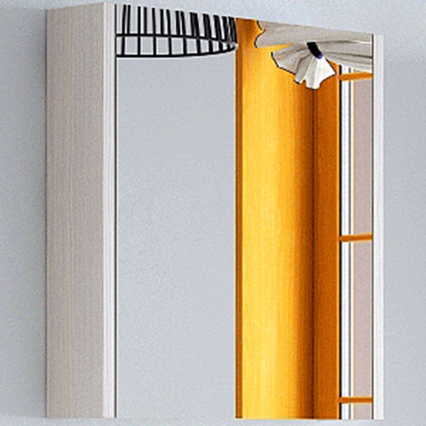 Зеркальный шкаф Corozo Верона 65 SD-00000285 Лайн МДФ / ЛДСП, стекло