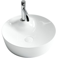 Раковина-чаша Ceramicanova Element 43 CN6014 Белая фаянс накладная