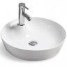 Раковина-чаша Ceramicanova Element 43 CN6014 Белая фаянс накладная