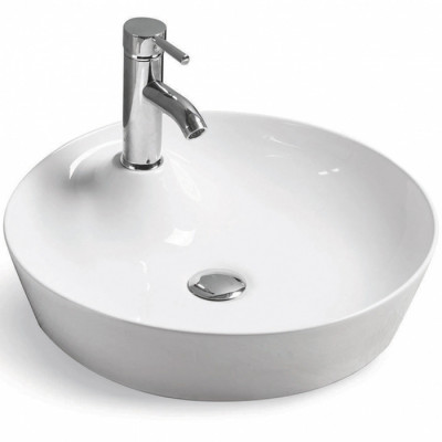 Раковина-чаша Ceramicanova Element 43 CN6014 Белая фаянс накладная