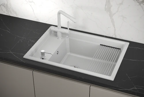 Кухонная мойка Granula Kitchen Space 73 7305 цвет Арктик