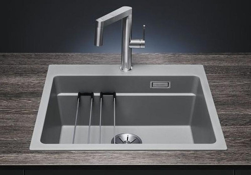 Кухонная мойка Blanco Etagon 6 Silgranit 524540 Темная скала